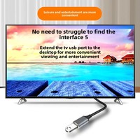 Cable de Extensión USB 3.0 de Cobre, Macho a Hembra, Transferencia de Datos de Alta Velocidad para Computadoras, Memorias USB, Teclados, Teléfonos