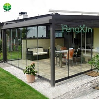 Couvertures de pergola rétractables en aluminium motorisées imperméables pour l'extérieur