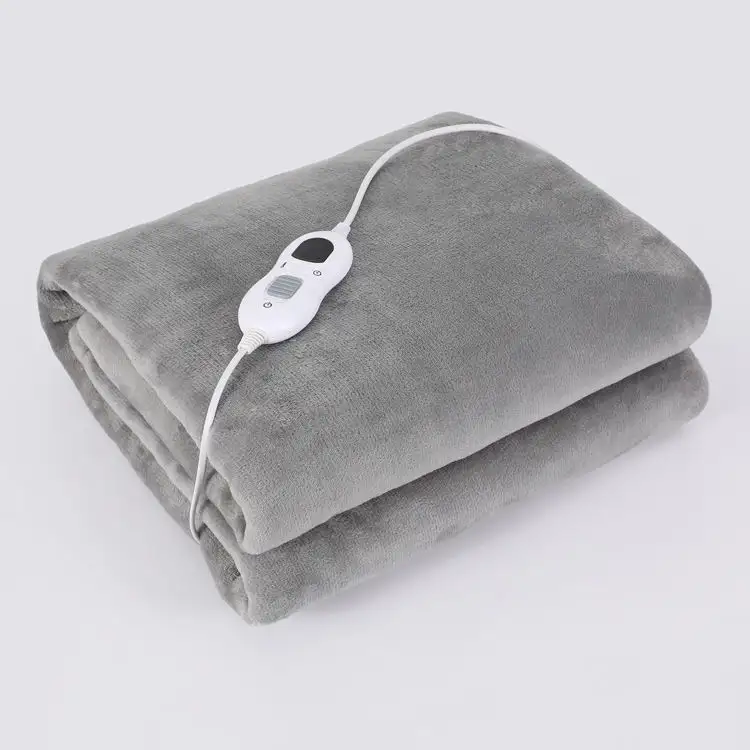 Coperta riscaldata in peluche di cristallo riscaldamento rapido temperatura regolabile confortevole portatile pelle-Friendly ideale per regalo di viaggio