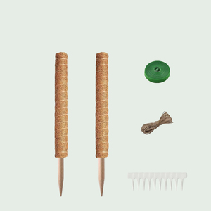 Tige de Support de Plante en Fibre de Noix de Coco pour Plantes Grimpantes, Accessoires de Jardin, 2 Pièces - Product Image 1