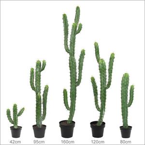 <span class=keywords><strong>Arbre</strong></span> tropical vert en plastique faux grandes plantes de <span class=keywords><strong>cactus</strong></span> artificielles pour décor de hall - Product Image 2