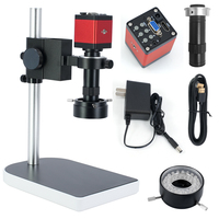SANQTID TD-10ML-720P Kamera Industri VGA Mikroskop Digital Elektron 130X Pembesar Pengukuran Perbaikan PCB Ponsel