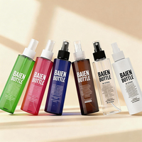 Emballage cosmétique Bouteille de pompe de soin de la peau vide pour huile corporelle Bouteilles d'huile corporelle cosmétique en plastique transparent avec pompe