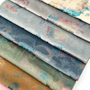 Tissu de velours imprimé bronzé de canapé en polyester de rembourrage imperméable d'origine super douce personnalisée en usine pour housse de canapé et lit - Product Image 4