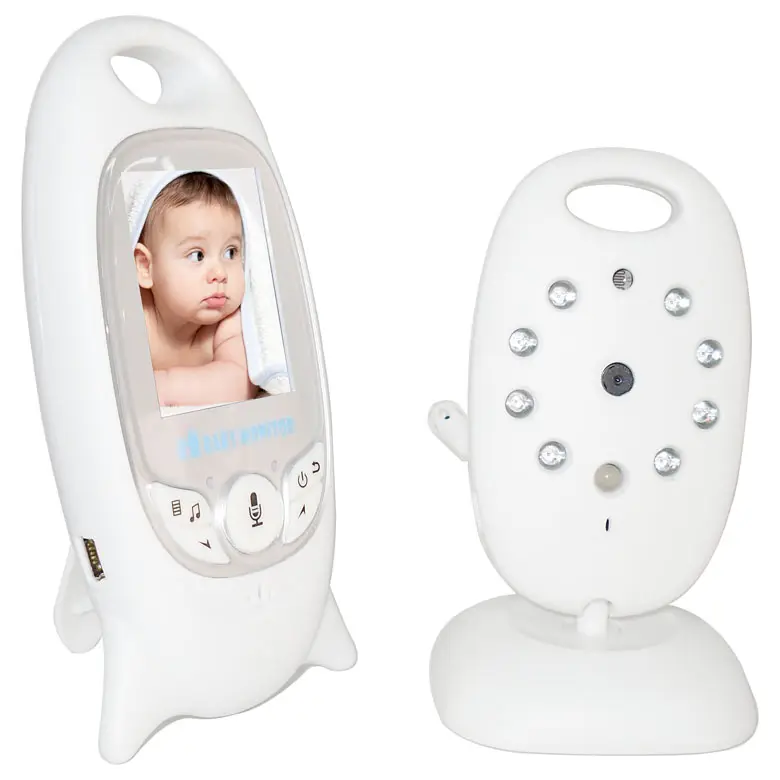 2-Zoll-LCD-Baby-Videomonitor Nanny-Überwachung der digitalen Signal temperatur mit großer Reichweite Zwei-Wege-Audio-Talk VB601 IR-Nachtsicht