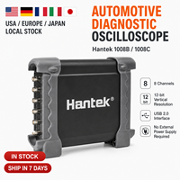 Hantek 1008a/b/c Automotive Oscilloscope 12-bit 2.4 GSa/s Programmable Generator Handheld 8-Channel Car Repair Auto Mechanic