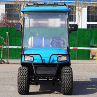 Voiturette de golf électrique homologuée route 2026, 4 places, batterie lithium 72V, rehaussée tout-terrain, pour le marché américain et nord-américain