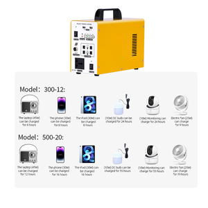 300W Portable Solar <b>Generator</b> Battery Power Station 220V Pure Sine Wave Suitable for <b>Camping</b> and Outdoor Emergency Use AY300-12 - Product Image 5