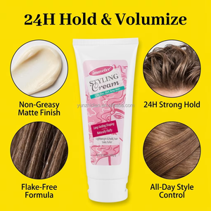 Crème Coiffante Hydratante Longue Durée Effet Volumisant pour Hommes et Femmes, Cire Coiffante et Pâte Fixante pour Cheveux Marque Privée - Product Image 3
