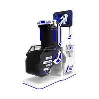 Maker Super Exciting VR Simulateur de jeu à 360 degrés VR Machine de vol de réalité virtuelle Siège unique à vendre