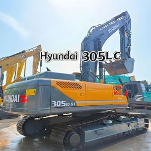 Excavadora de cadenas Hyundai 305 LC-9T usada de 30 toneladas con motor Cummins y cilindro y bomba hidráulicos Eaton en venta - Product Image 1
