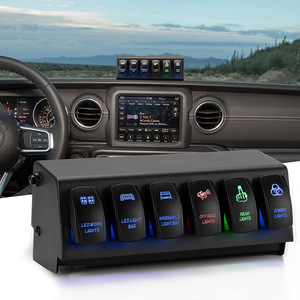 JL 6 Switch Panel Kit 12V Relay System For <b>Car</b> <b>Interior</b> Lighting Control - Product Image 1
