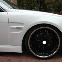 Kit carrosserie complet de tuning et de style pour voiture, avec garde-boue avant et jupes latérales, design PD, compatible avec Série 7 E65 E66 2005-2008
