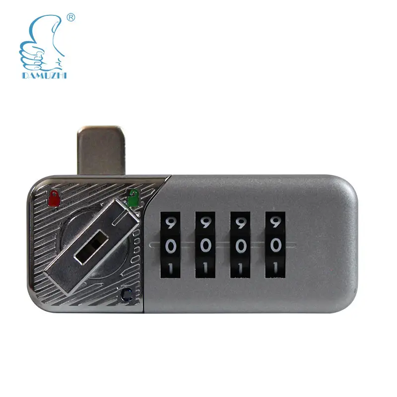 DMZ kunci pintu mekanik tegangan rendah, kode kunci pintu eksternal mikro USB DC tegangan rendah