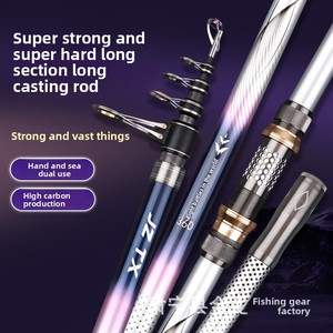 Canna da Surfcasting in Fibra di Carbonio 3.6m-4.5m, Potenza Elevata 5000g Drag, Canna da Pesca Telescopica per Mare e Scogliera, Lancio a Lunga Distanza - Product Image 3