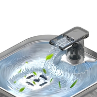 Nouveaux produits 2026, fontaine à eau automatique pour animaux de compagnie en acier inoxydable, fontaine à eau pour chiens et chats