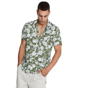 Hommes 100% Viscose Coton pour Polo Haute Qualité Personnalisé Imprimé Flanelle T-Shirts Slim Fit Casual Sergé Automne Fil Teint - Product Image 2