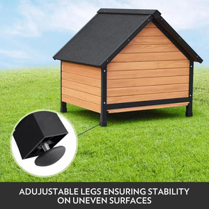 친환경 휴대용 나무 애완 동물 개 집 야외 실내 사용 - Product Image 6