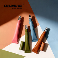 Fournisseur OEM, Marque Privée, Tubes Vides Personnalisés Roses 10ml 7ml, Tubes Élégants pour Huile à Lèvres et Gloss avec Applicateur en Silicone