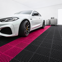 Dalles de sol de garage intérieures en plastique antidérapantes, emboîtables, imperméables, écologiques et modulaires