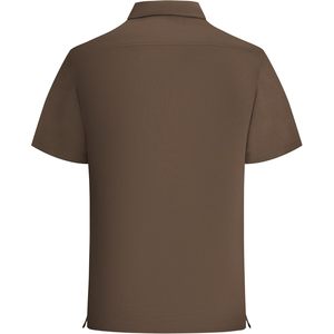 Custom Mens Short Sleeve Shirt And Shorts <b>Set</b> 100% Cotton <b>Knitted</b> Breathable Summer Outfit - Product Image 4