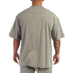 Nueva moda peso pesado verano 100% algodón manga corta Camisa de gran tamaño para hombres - Product Image 3