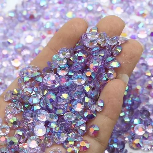 High Quality Flatback 2-6mm Jelly Resin Rhinestones Transparent With Clothes Nail Art Decorations