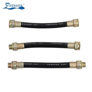 Tuyau de gaz Sinemaker en caoutchouc 1/2 pouce, flexible, renforcé de métal, pour la connexion de cuisinière et de chauffe-eau - Product Image 3