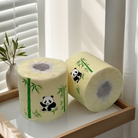 Papier toilette de haute qualité, naturel, meilleur prix, super doux, 3 plis, gaufrage moelleux, vente en gros