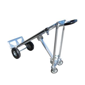 Keranjang Platform <span class=keywords><strong>Dolly</strong></span> Bergerak Berat 1000 LBS, Truk Tangan Konversi dengan Pegangan Ganda - Product Image 3