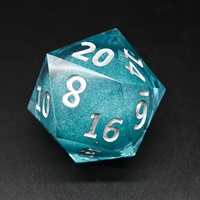 Dadi Resin Cair Inti Besar 55 mm Dazzling Quicksand World DND untuk Pecinta DND