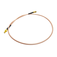 Câble coaxial RF SMC mâle vers SMC femelle, assemblage flexible RG316, faible atténuation 50 ohms, blindage élevé