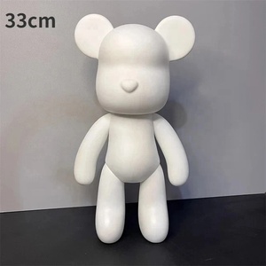 Kit De Pintura De Oso Fluido DIY - Incluye Oso De Vinilo, Pinturas Y Accesorios Para Crear