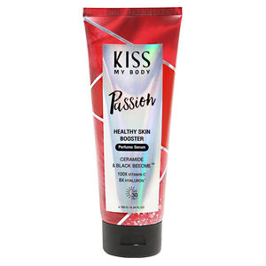 Lotion Booster pour une Peau Saine Kiss My Body SPF 30 PA+++ PASSION 180g Hydratant Éclaircissant à l'Acide Hyaluronique Longue Durée - Product Image 1