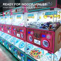 Distributeur automatique de capsules en forme d'ours mignon avec cabinet en métal et acrylique pour les opérateurs de jeux de détail et d'arcade, et les propriétaires de magasins de cadeaux