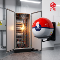 Boule d'extinction d'incendie à déclenchement thermique automatique, sans alimentation électrique, CE ISO9001 pour armoire électrique, salle de serveurs