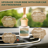 Diffuseur de parfum pour voiture en verre personnalisé, bouteille liquide avec parfum longue durée écologique, évaporation naturelle, forme personnalisée