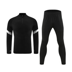 Maglia da Calcio a Mezza Zip a Maniche Lunghe per Allenamento, Corsa e Sport all'Aperto, Abbigliamento Casual Autunno-Inverno - Product Image 4