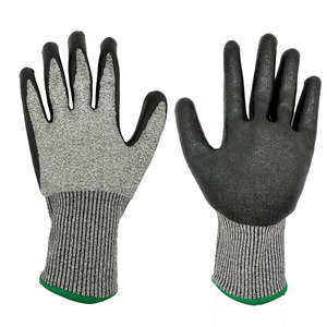 <span class=keywords><strong>Gants</strong></span> <span class=keywords><strong>de</strong></span> sécurité anti-coupure en nitrile lisse ANSI A3, doublure en HPPE et élasthanne, résistants aux déchirures, résistants aux produits chimiques, durables - Product Image 1