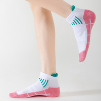 Chaussettes de sport basses personnalisées avec logo OEM, respirantes, rembourrées, en mélange de coton, pour la course, le basketball, la gym, hommes et femmes, vente en gros