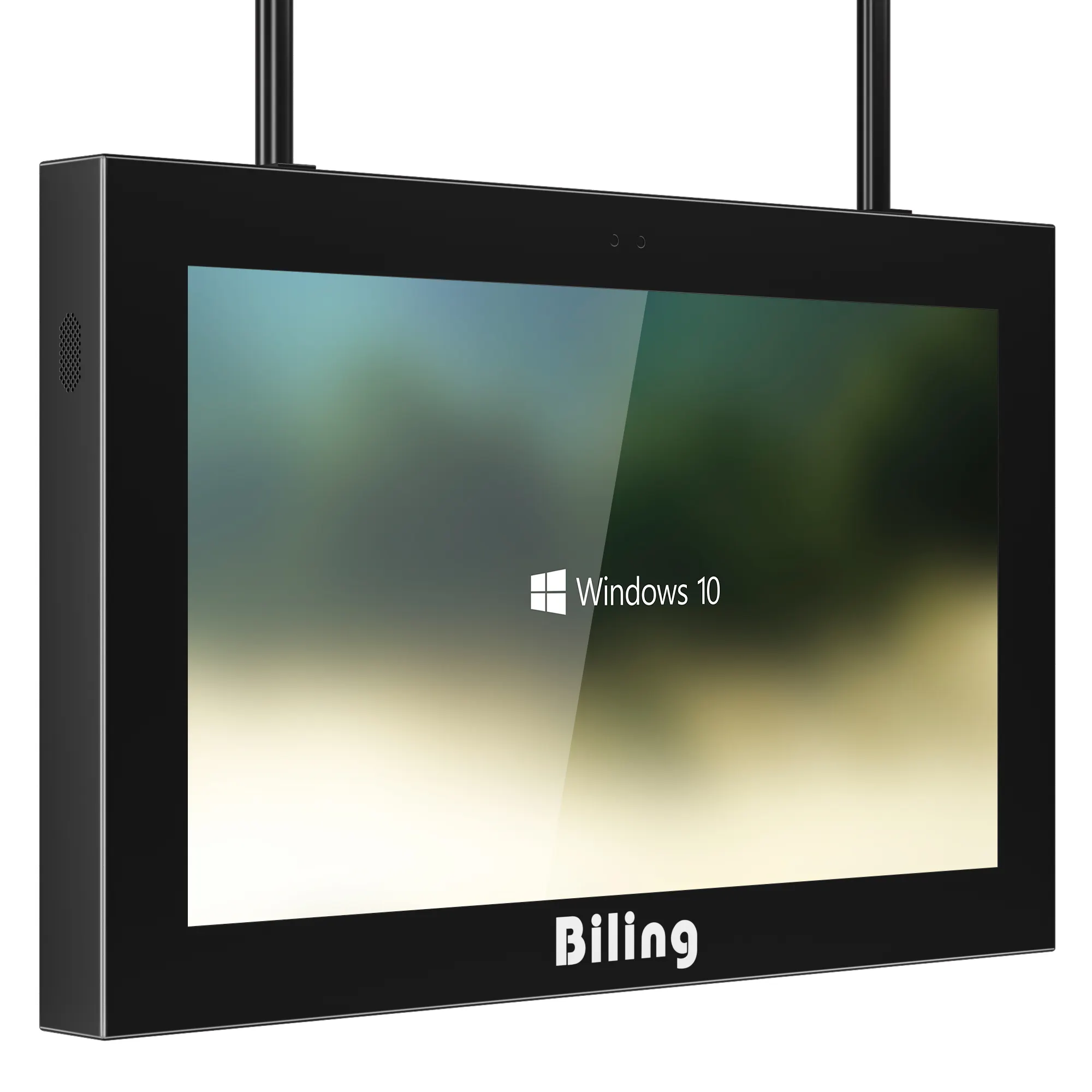 Tampilan Iklan Digital Pemasangan Di Dinding 4K HD Ultratipis Layar Ganda Lift Lcd