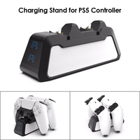 Double poignée USB rapide 5V 720MAH Chargeur de station de charge Ps5 pour Play Station 5 PS5 Game Controller Joypad Joystick