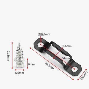Connecteurs de meubles invisibles deux en un Fermetures coulissantes pratiques complètes et demi-traversantes - Product Image 6