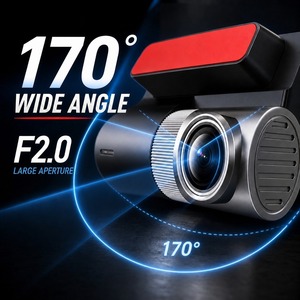 Dash Cam Anteriore 4K e Posteriore 1080P, Doppia Lente, DVR per <span class=keywords><strong>Auto</strong></span> con WiFi Integrato, Schermo IPS da 3 Pollici, Batteria da 200mAh, Tipo C, H265, <span class=keywords><strong>Auto</strong></span> - Product Image 3
