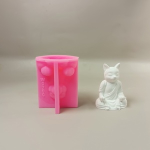 แม่พิมพ์หล่อเรซินทำด้วยมือสำหรับเครื่องประดับตกแต่งสไตล์ DIY เครื่องมือตั้งโต๊ะทำจากซิลิโคนสำหรับเค้กสำหรับ W0700แมว - Product Image 1