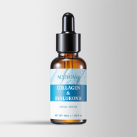Natural Anti-aging Serum with Mandelic Acid & Vitamin C for Face Care-Firming Hydrating Smoothing Moisturizing Facial for