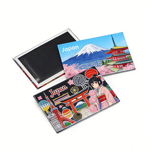 Aimant de réfrigérateur personnalisé en étain, souvenir de Tokyo et de Kyoto, avec motifs de fleurs de cerisier, du Mont Fuji et d'anime japonais mignon, fourni directement par l'usine - Product Image 1
