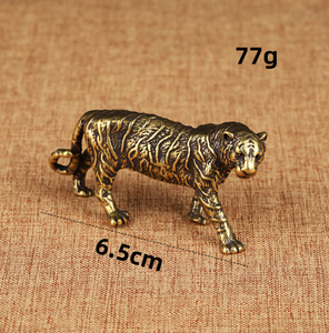 Bajo precio al por mayor <span class=keywords><strong>CA</strong></span> 732 adornos de tigre de latón escritorio artesanías decorativas - Product Image 3