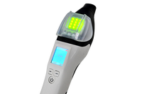 Hanwei AT7000 Alat Tes Napas Cepat Sensor Sel Bahan Bakar Layar LCD <5 Detik Pemanasan Alarm Cahaya 2000 Tiupan Penganalisis Gas