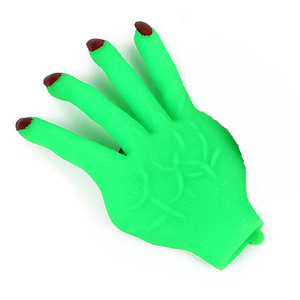 SYH513 Guantes de miedo de Halloween Guantes de garra de demonio de látex suave Cosplay Accesorios de disfraz de terror Accesorios de manos de plástico - Product Image 3